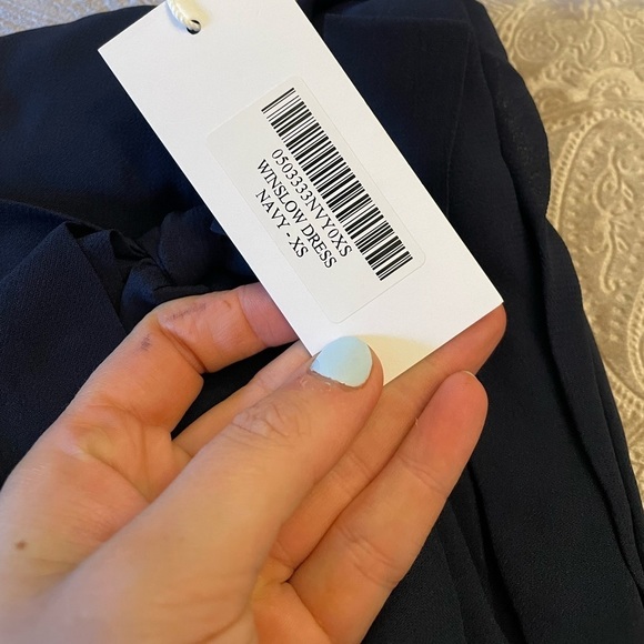 REFORMATION Navy Blue Winslow Maxi Dress New with Tags! - Picture 9 of 11